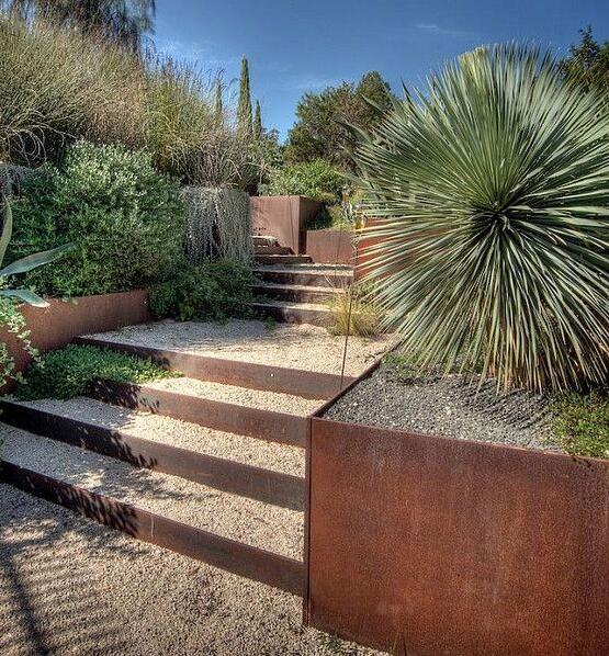 东城耐候钢花园围边